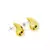 Aros gotas dorados