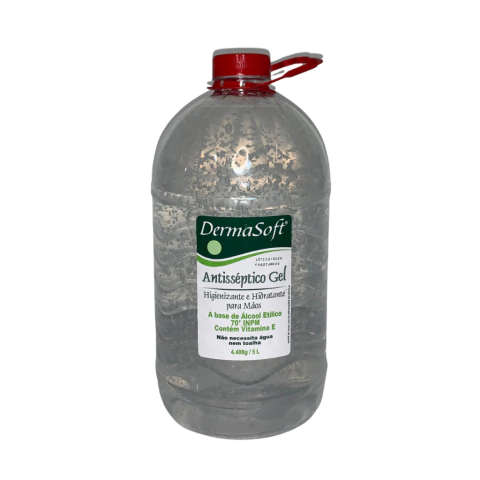 Álcool Gel 70° c/ 05 lts / 4.400grs - Flamagel