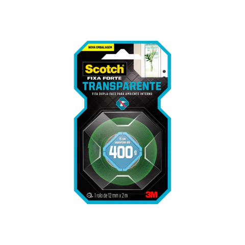 Fita Adesiva Espuma 12mm x 2,0mts - 3M