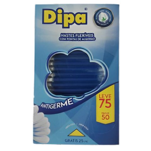 Haste Flexível c/ 75unds ( Cotonete ) - Dipa