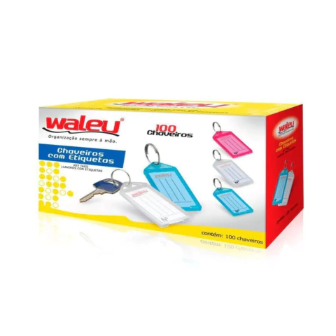 Identificador de Chaves c/ 100unds - Waleu