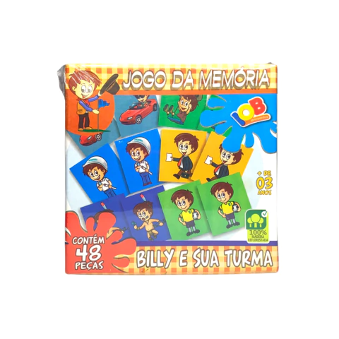 Jogo da Memória Billy e sua Turma