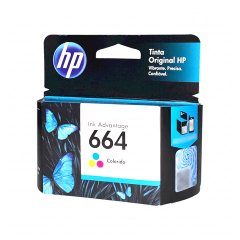 Cartucho de Tinta HP 664 Colorido