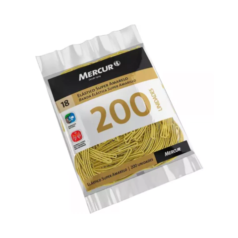 Elástico Para Dinheiro Com 200 Unidades