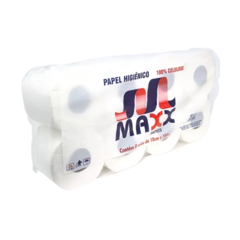 Papel Higiênico c/ 08 X 100mts 100% - Max