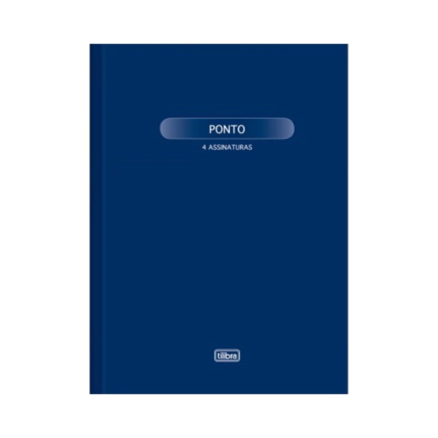 Livro de Ponto 04 Assinaturas C/ 100fls - Tilibra