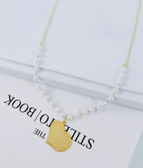 Colar Pai Nosso Folheado a Ouro 18 k