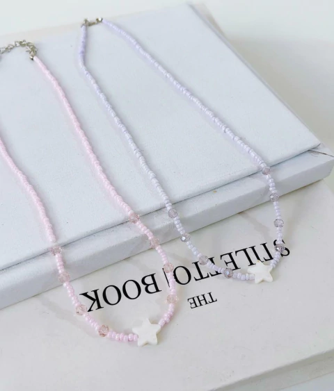 Colar Miçangas Estrela