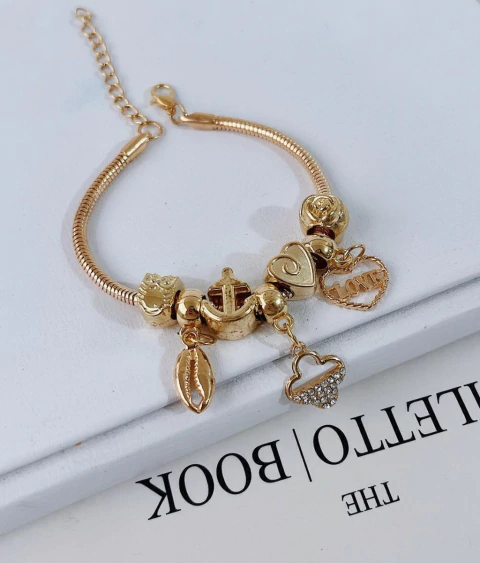Pulseira Inspiração Trevo Dourado - comprar online
