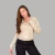 Blusa de tricot bege estilo polo - comprar online