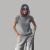 Conjunto Ana de tricot mouse cinza - loja online