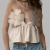 Top de flor com strass