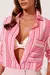 CAMISA GABRIELLE ESTAMPA LISTRA BICOLOR ROSA 36 - comprar online