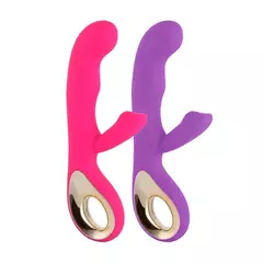 Vibrador com Estimulador de Clitóris e Alça
