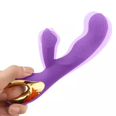 Vibrador com Estimulador de Clitóris e Alça - loja online