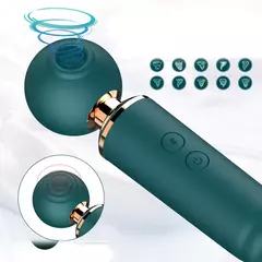 Varinha Mágica Vibratória Sobe e Desce com Sucção e Pulsador na internet