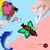 Set Hama Beads Midi 7 Colores Perler + Placa Papel Pinza - tienda online
