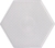 Placa Hexagonal Hama Beads Perler Midi 15 x 15cm PHM15C