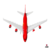Avion Coleccionable Escala Metalico Airbus A380 COCA COLA - Mundonovedad