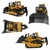 Maquinaria Amarilla Huina Coleccionable Bulldozer 1700 Esc 1:50 - Mundonovedad