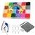 Set Hamas Beads Mini 24 Colores Perler + Placa Papel Pinza Plancha
