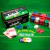 Set De Poker Tipo Casino Texas Hold Fichas Cartas Tapete - comprar online