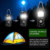 Lampara Camping Portatil Recargable Luces Led SH-5800T - comprar online