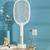 Imagen de Raqueta Electrica Mata Zancudos Mosquitos Luz UV Recargable