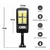 Lampara Panel Solar Exteriores Led Y Sensor Fachadas Pared JX-616E en internet