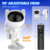 Astronauta Proyector De Estrellas Galaxia Aurora Luz Led YHQ7 - Mundonovedad