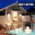 Lampara Panel Solar Exteriores Led Y Sensor Fachadas Pared