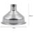 Licorera Whiskera 8 Onz Acero Inoxidable Bebidas + Embudo MJ087E - Mundonovedad