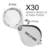 Lupa 30x Relojero Joyero Agronomia Geologia Llavero 30x21mm - comprar online