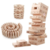 Juego De Mesa Torre Jenga 54 Bloques 4 Dados Madera Niños Y Adultos