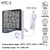 Termohigrometro Digital Higrometro termometro Reloj Sonda HTC-2 - comprar online