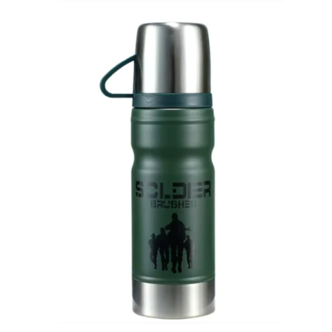 Termo Acero Inoxidable 680ml Militar Tarro Camping - comprar online