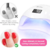 Lampara Led Uv De Uñas Gel Profesional Secado Rapido 48W - tienda online