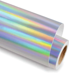 Adesivo metalizado em vinil holográfico tam. 5x5 cm 100 unidades na internet