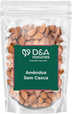 Amêndoa Crua Sem Casca 250g na internet