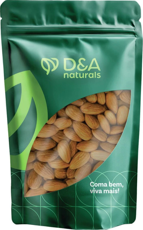 Amêndoa Crua Sem Casca 250g