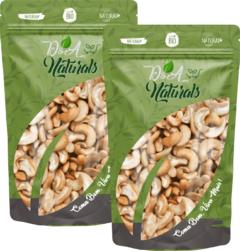 Castanhas de Cajú Torradas em Bandas Com Sal 2kg