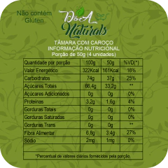 Tâmara com Caroço 2kg - D&A Naturals