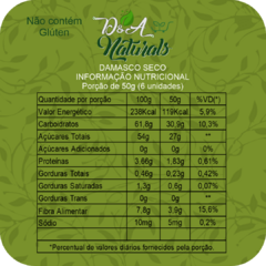 Damasco Seco Turco 1kg - D&A Naturals