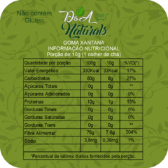 Goma Xantana Mesh 200 - 1Kg - D&A Naturals
