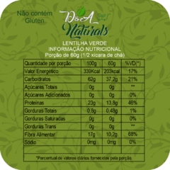 Lentilha Verde 2kg - D&A Naturals