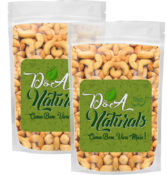 Castanhas de Cajú W1 Inteiras Torradas Com Sal 2kg - comprar online