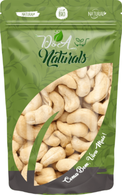 Castanhas de Cajú W1 Inteiras Crua 500g