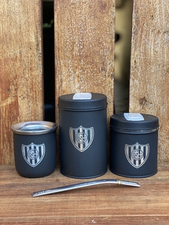 Set Negro de 3 (Mate + Yerbera + Azucarera) - Regionales del Sur