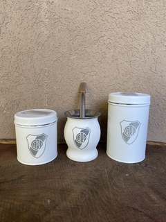 Set Blanco de 3 (Mate + Yerbera + Azucarera) en internet
