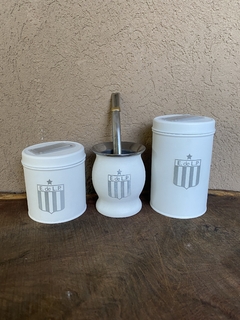 Set Blanco de 3 (Mate + Yerbera + Azucarera) - Regionales del Sur